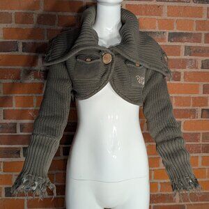 Vintage Diesel Y2K Foldover Cardigan